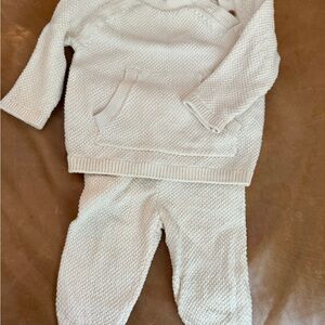 Cozy Knit Baby Sweater and Pants Set